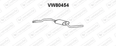 Presilenciador Vw TRANSPORTER T4 Bus · Vw TRANSPORTER T4 Van · Vw TRANSPORTER T4 Platform/Chassis (70E, 70L, 70M, 7DE, 7DL, 7D