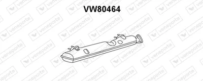 Silenciador posterior Vw 412 Variant · Vw TRANSPORTER T2 Bus · Vw 411,412