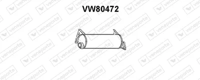 Silenciador posterior Vw TRANSPORTER T3 Bus