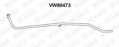 Tubo de escape VENEPORTE VW80473