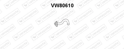 Tubo de escape VENEPORTE VW80610