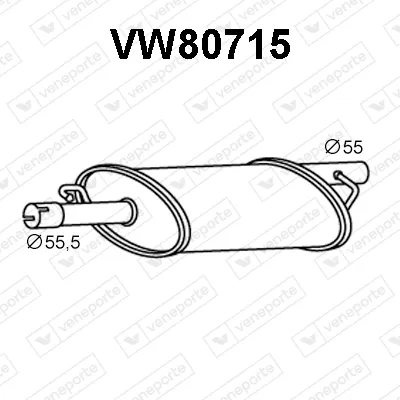 Presilenciador Vw TRANSPORTER T5 Platform/Chassis (7JD, 7JE, 7JL, 7JY, 7JZ, 7F · Vw TRANSPORTER T5 Van · Vw TRANSPORTER T5 Bus