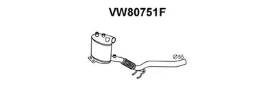 Filtro de partículas VENEPORTE VW80751F