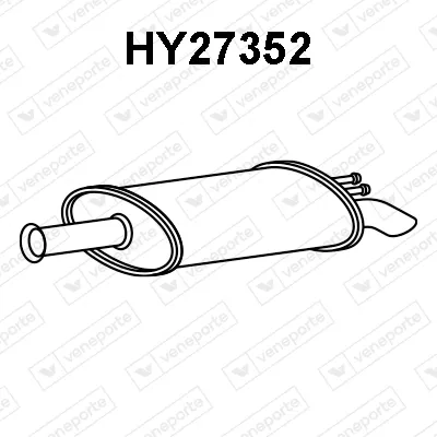 Silenciador posterior Hyundai i10 I