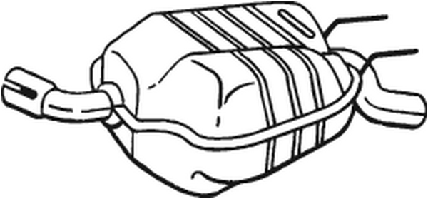 Silenciador posterior Alfa Romeo 159 · Alfa Romeo 159 Sportwagon