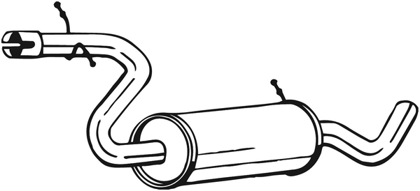 silenciador del medio Audi A3 · Audi A3 Sportback · Seat ALTEA