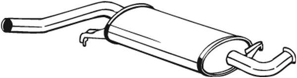 silenciador del medio Audi 100 C3 Saloon · Audi 100 C4 Saloon · Audi 100 C3 Avant