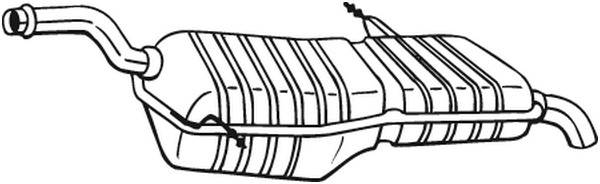 Silenciador posterior Citroën C4 GRAND PICASSO I