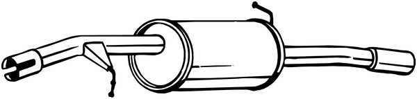 Silenciador posterior Citroën C3 II