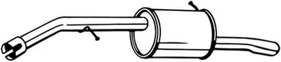 Silenciador posterior Citroën C3 II
