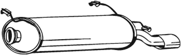 Silenciador posterior Citroën ZX · Citroën ZX Hatchback Van