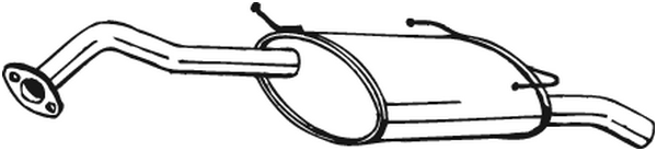 Silenciador posterior Nissan PRIMERA · Nissan PRIMERA Hatchback