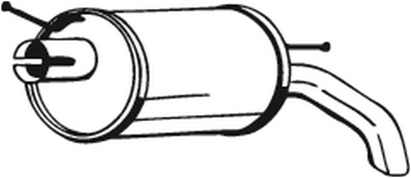 Silenciador posterior Ford GALAXY I · Ford GALAXY MK I VAN · Seat ALHAMBRA