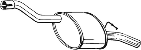 Silenciador posterior Ford FOCUS I Turnier · Ford FOCUS I Estate Van