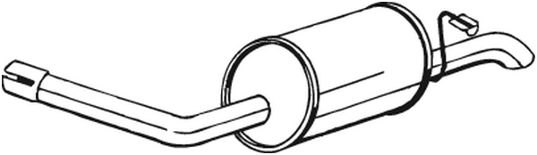 Silenciador posterior Ford SIERRA II Hatchback · Ford SIERRA II · Ford SIERRA II Turnier