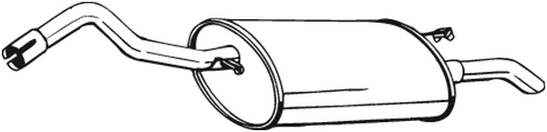 Silenciador posterior Ford ESCORT VI Turnier · Ford ESCORT CLASSIC Turnier