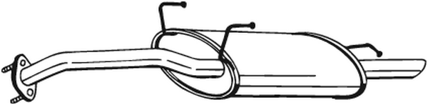 Silenciador posterior Hyundai ACCENT I · Hyundai ACCENT Saloon