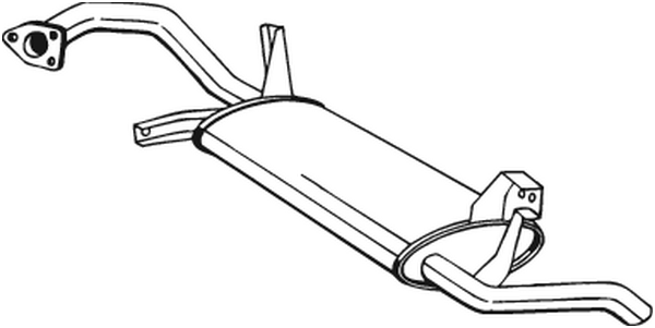 Silenciador posterior Mitsubishi SPACE STAR MPV