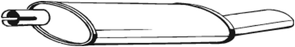 Silenciador posterior Opel KADETT E Convertible · Opel KADETT E Hatchback · Opel ASTRA F Hatchback