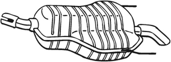 Silenciador posterior Opel ASTRA H · Opel ASTRA H Estate · Opel ASTRA H GTC
