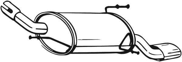 Silenciador posterior Opel CORSA C · Opel CORSA C Hatchback Van · Opel TIGRA TwinTop
