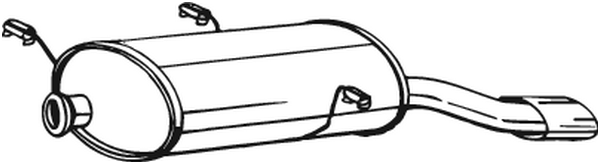Silenciador posterior Peugeot 306 Convertible
