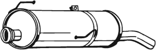 Silenciador posterior Peugeot 206 Hatchback · Peugeot 206 Van