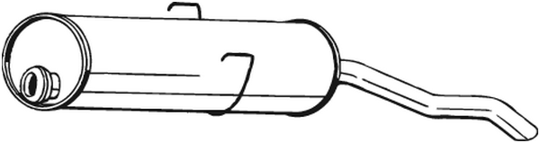 Silenciador posterior Peugeot 309 I · Peugeot 309 II · Peugeot 309 Hatchback Van