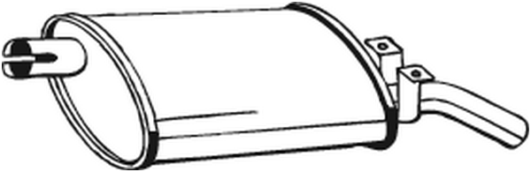 Silenciador posterior Renault 5