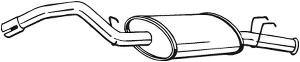 Silenciador posterior Renault 11 · Renault 11 Hatchback Van