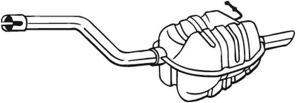 Silenciador posterior Skoda OCTAVIA II · Skoda OCTAVIA II Combi
