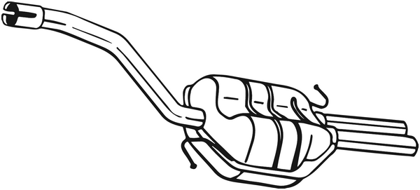 Silenciador posterior Skoda OCTAVIA II · Skoda OCTAVIA II Combi