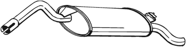 Silenciador posterior Skoda FAVORIT