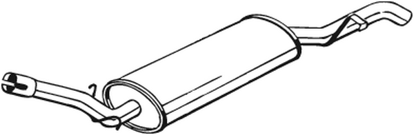 Silenciador posterior Seat MARBELLA · Seat MARBELLA Hatchback Van