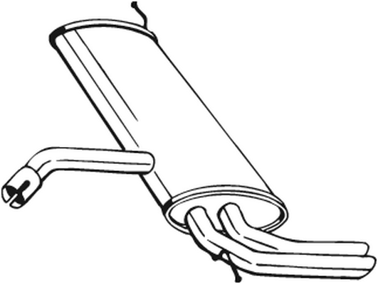 Silenciador posterior Seat ALTEA · Seat LEON