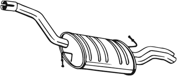Silenciador posterior Vw PASSAT B6 · Vw PASSAT B6 Variant · Vw PASSAT CC B6