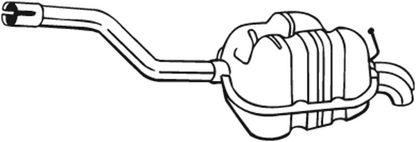 Silenciador posterior Vw JETTA III · Vw GOLF V Variant · Vw GOLF VI Variant