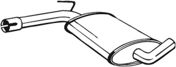 silenciador del medio Vw PASSAT B3/B4 · Vw PASSAT B3/B4 Variant