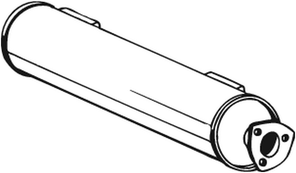 silenciador del medio Vw TRANSPORTER T3 Van · Vw TRANSPORTER T3 Platform/Chassis · Vw TRANSPORTER T3 Bus