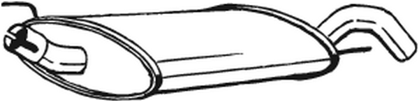 Silenciador posterior Vw GOLF III Cabriolet · Vw GOLF III · Vw GOLF IV Cabriolet