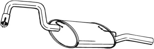 Silenciador posterior Volvo 460