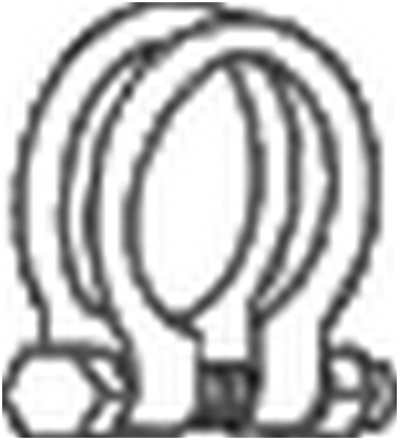 Pieza de fijación, sistema de escape BOSAL 250-451