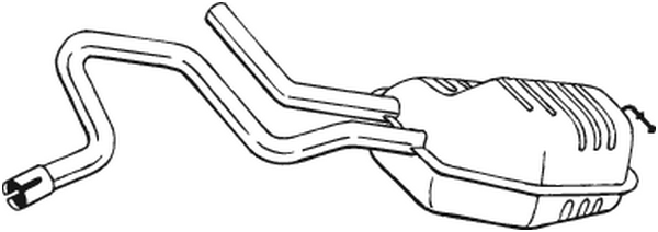 Silenciador posterior Ford MONDEO I · Ford MONDEO II · Ford MONDEO I Saloon