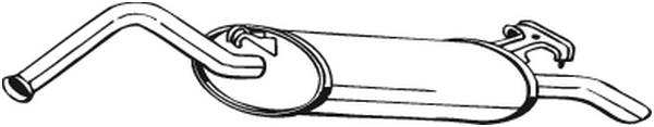Silenciador posterior Audi 100 C3 Saloon · Audi 100 C4 Saloon · Audi 100 C3 Avant