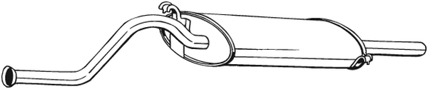 Silenciador posterior Lada SAMARA · Lada SAMARA Saloon · Lada SAMARA Hatchback