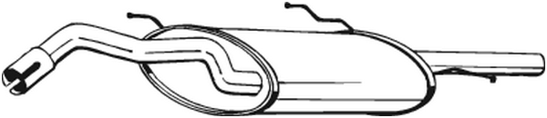 Silenciador posterior BOSAL 279-239