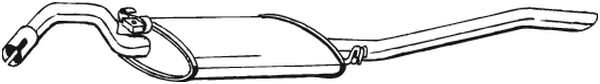 Silenciador posterior Seat TOLEDO I