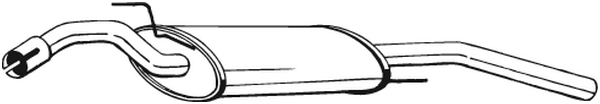 Silenciador posterior Vw PASSAT B3/B4 · Vw PASSAT B3/B4 Variant
