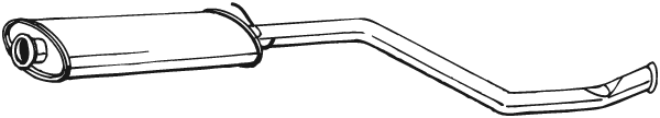 silenciador del medio Citroën ZX · Citroën XSARA · Citroën XSARA Break