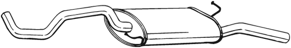Silenciador posterior Seat CORDOBA